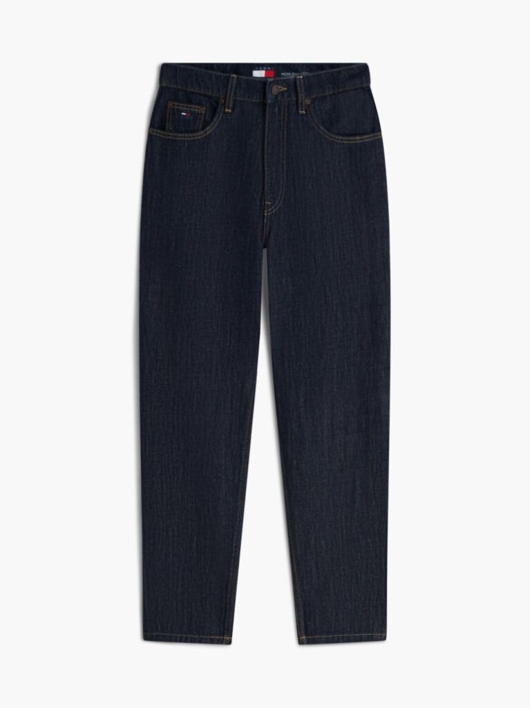 Denim Ultra Ψηλόμεσο Mom Τζιν Με Λινό Σε Γραμμή Tapered  Γυναίκες