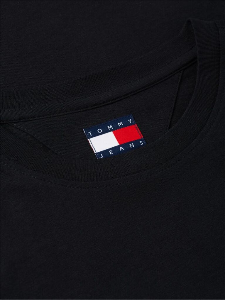Μαύρο T-Shirt Jersey Σε Στενή Γραμμή  Γυναίκες
