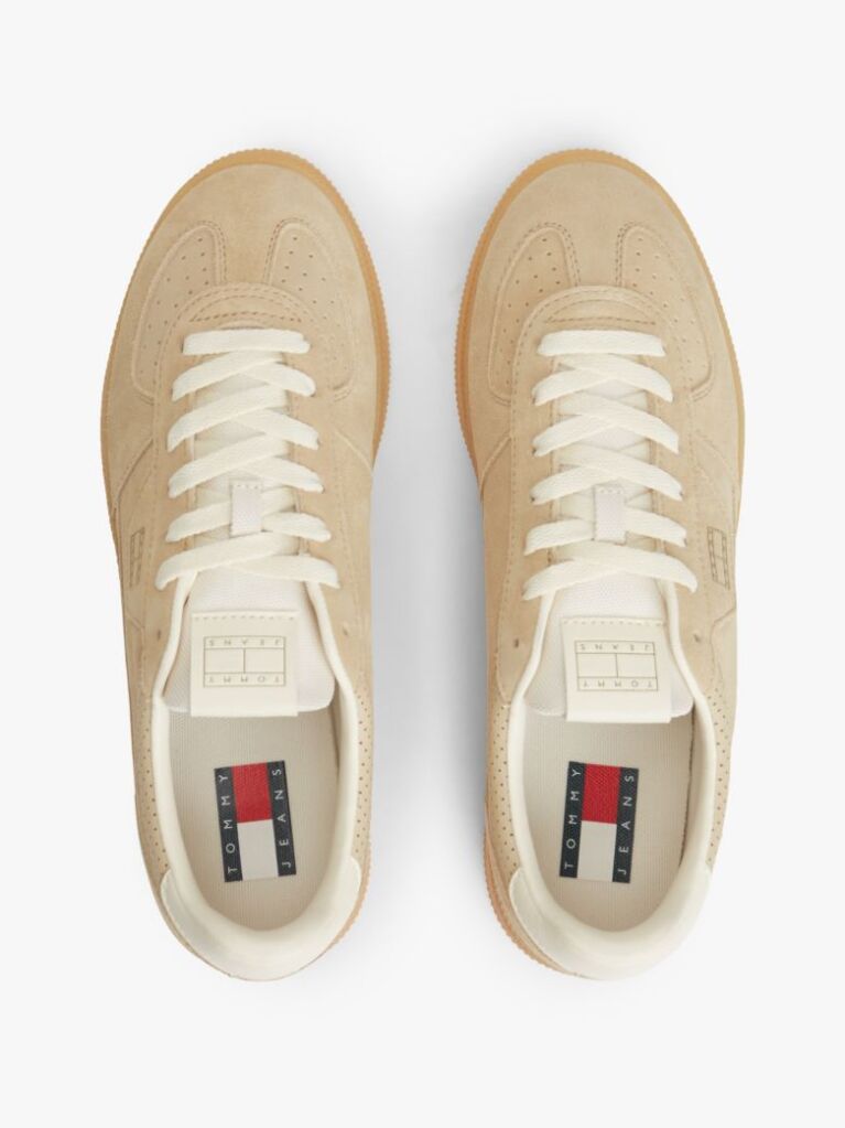 Μπεζ The Greenwich Σουέτ Sneakers Με Λογότυπο  Άνδρες