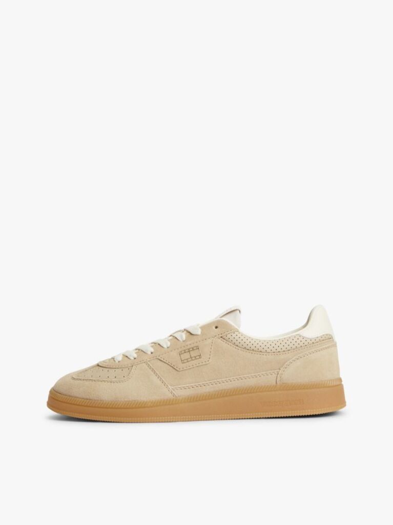 Μπεζ The Greenwich Σουέτ Sneakers Με Λογότυπο  Άνδρες