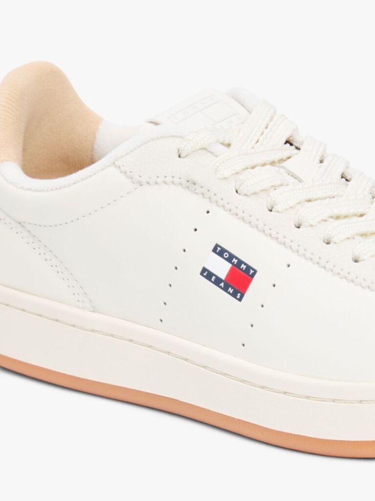 Μπεζ Δερμάτινα Sneakers Archive  Γυναίκες
