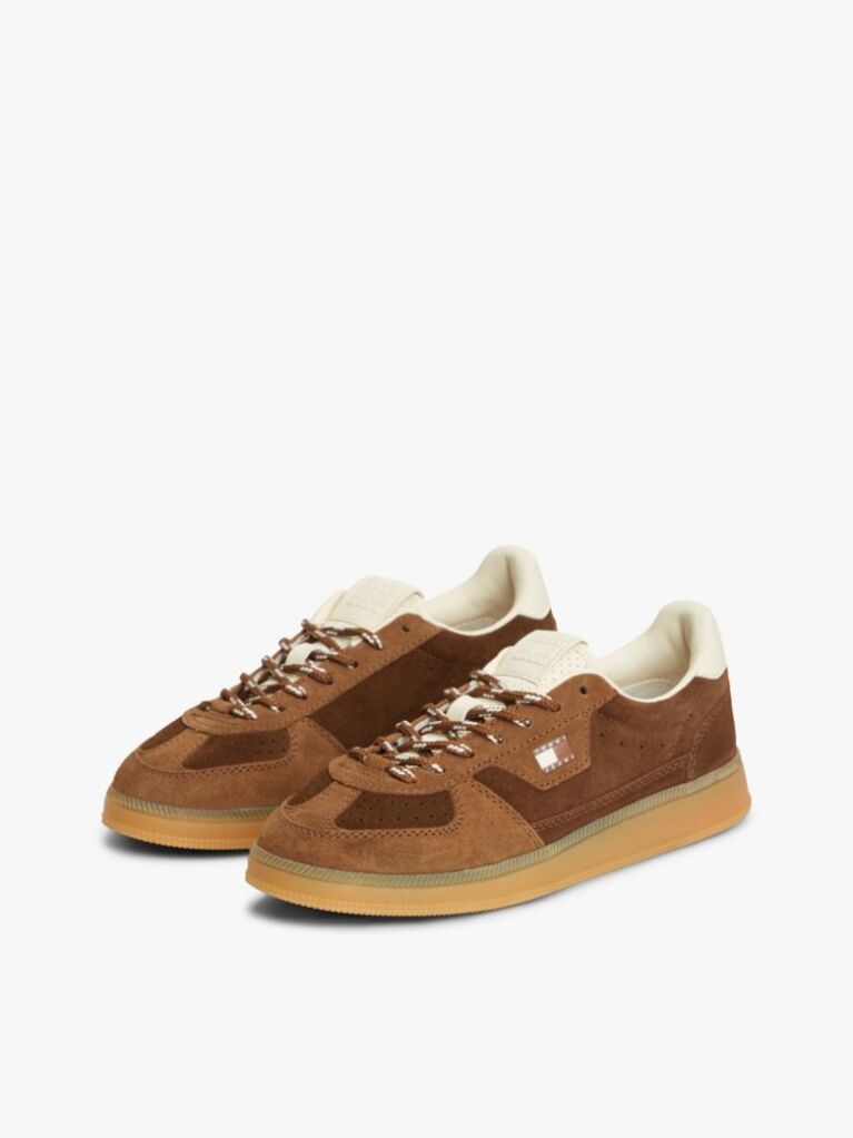 Brown The Greenwich Suede Cupsole Trainers  Women