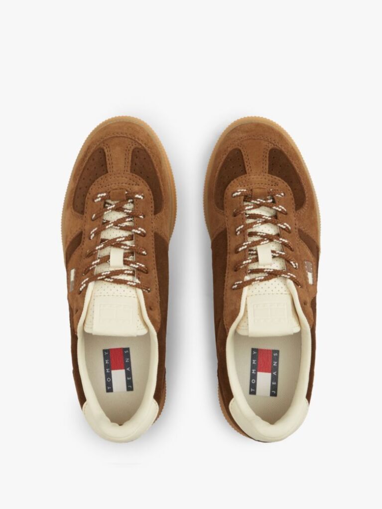 Brown The Greenwich Suede Cupsole Trainers  Women