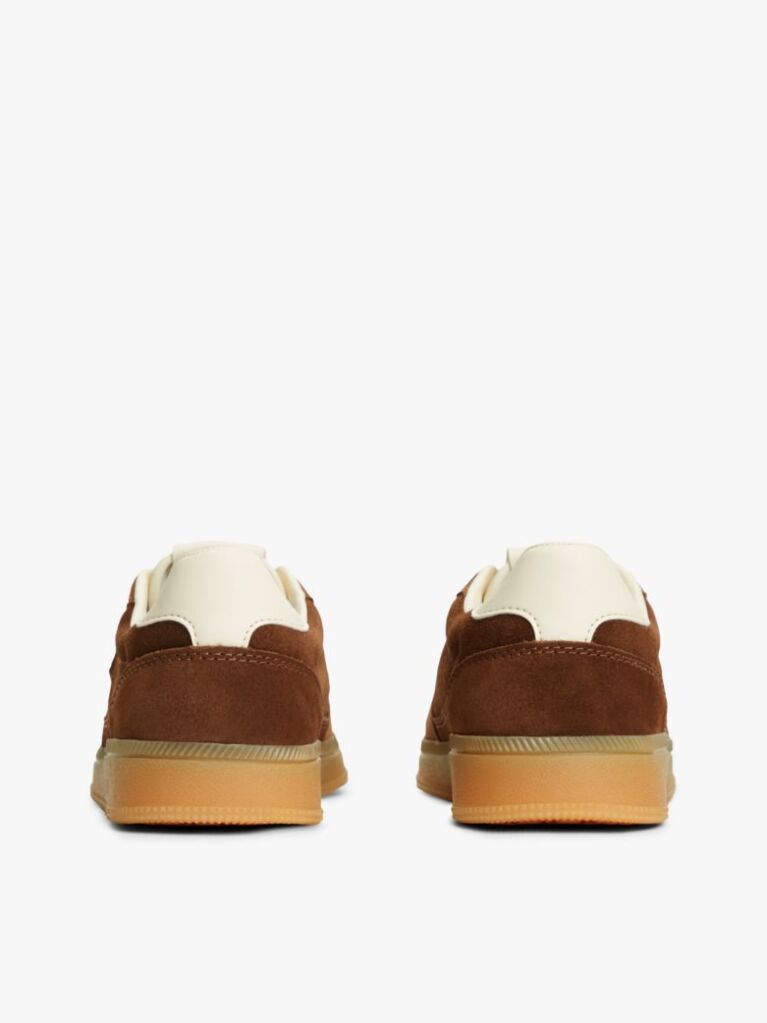 Brown The Greenwich Suede Cupsole Trainers  Women