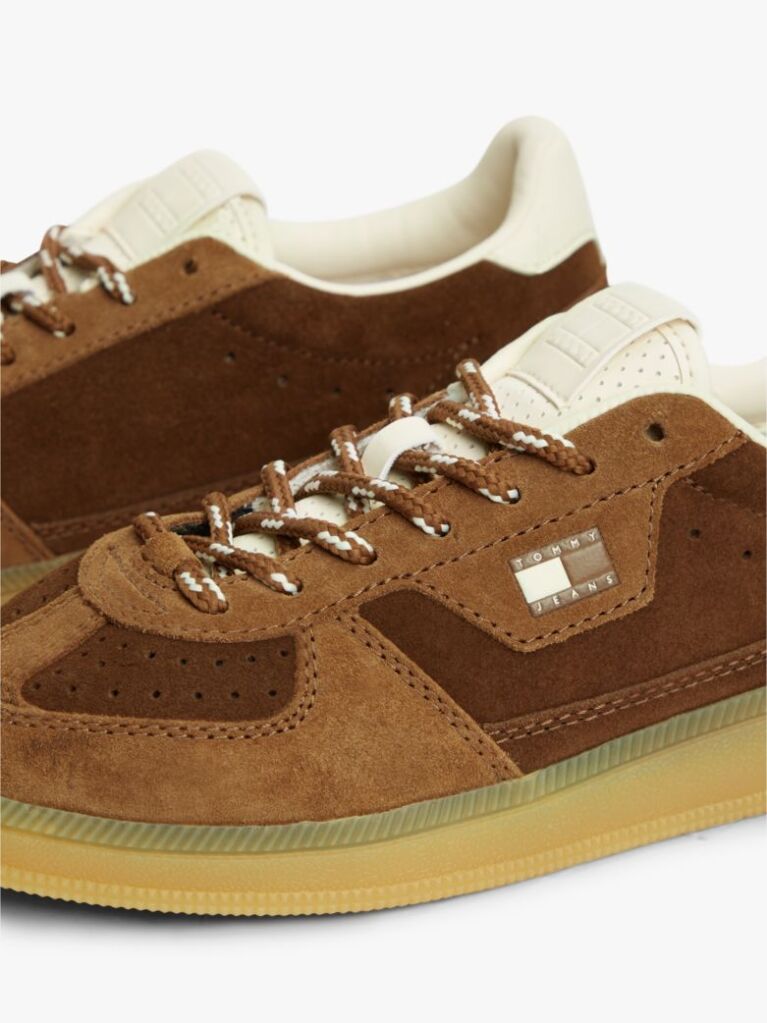 Brown The Greenwich Suede Cupsole Trainers  Women