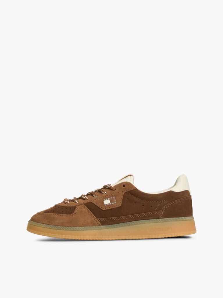 Brown The Greenwich Suede Cupsole Trainers  Women