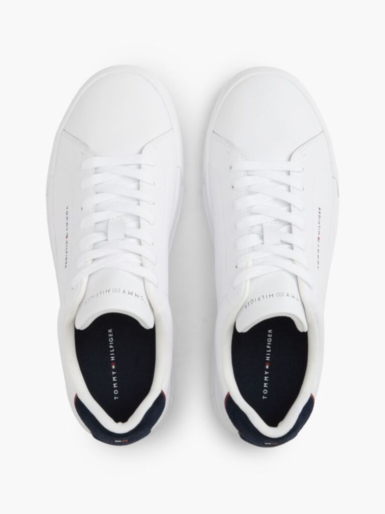 Άσπρο Sneakers Με Ανάγλυφο Φινίρισμα  Άνδρες