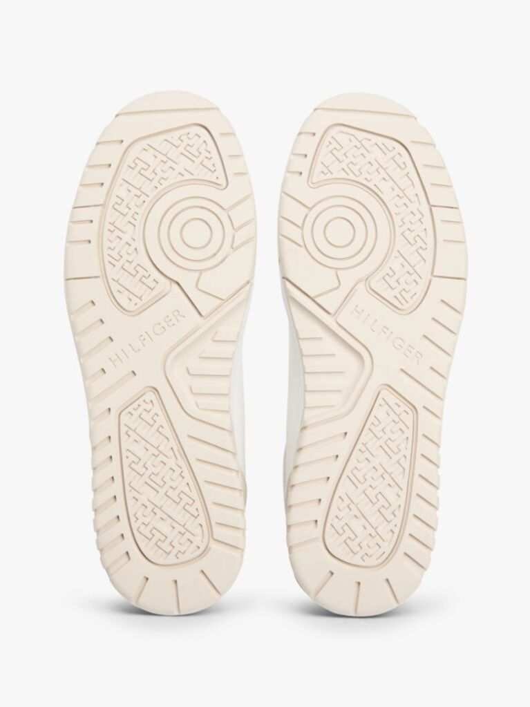 Μπεζ Δερμάτινα Basketball Sneakers  Άνδρες