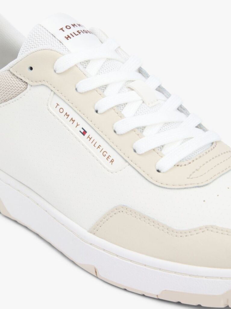 Μπεζ Δερμάτινα Basketball Sneakers  Άνδρες
