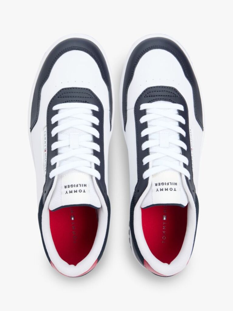 Blue Lightweight Basketball Trainers With Leather  Men