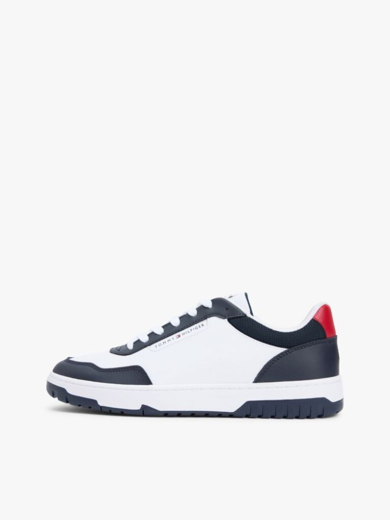 Blue Lightweight Basketball Trainers With Leather  Men