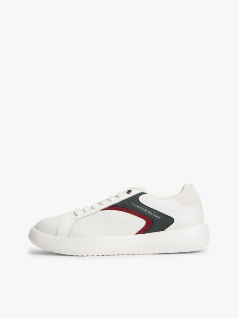 Άσπρο Δερμάτινα Sneakers  Άνδρες