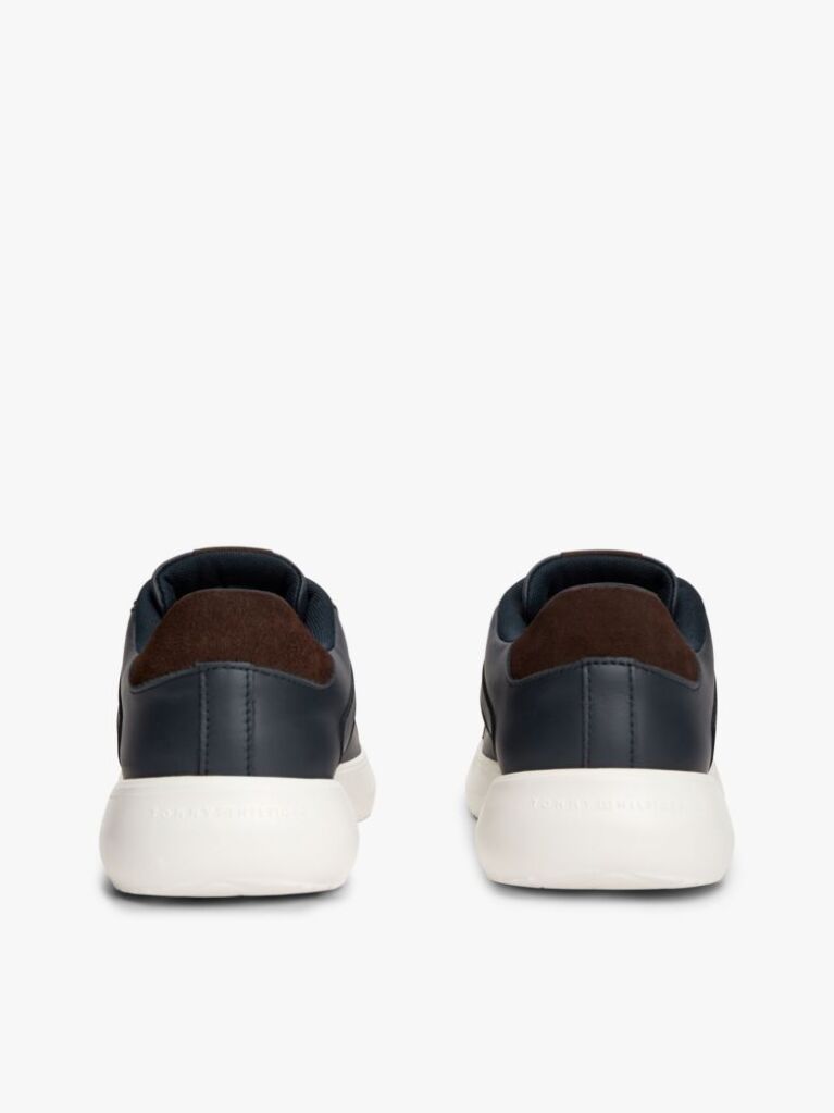 Μπλε Δερμάτινα Sneakers  Άνδρες
