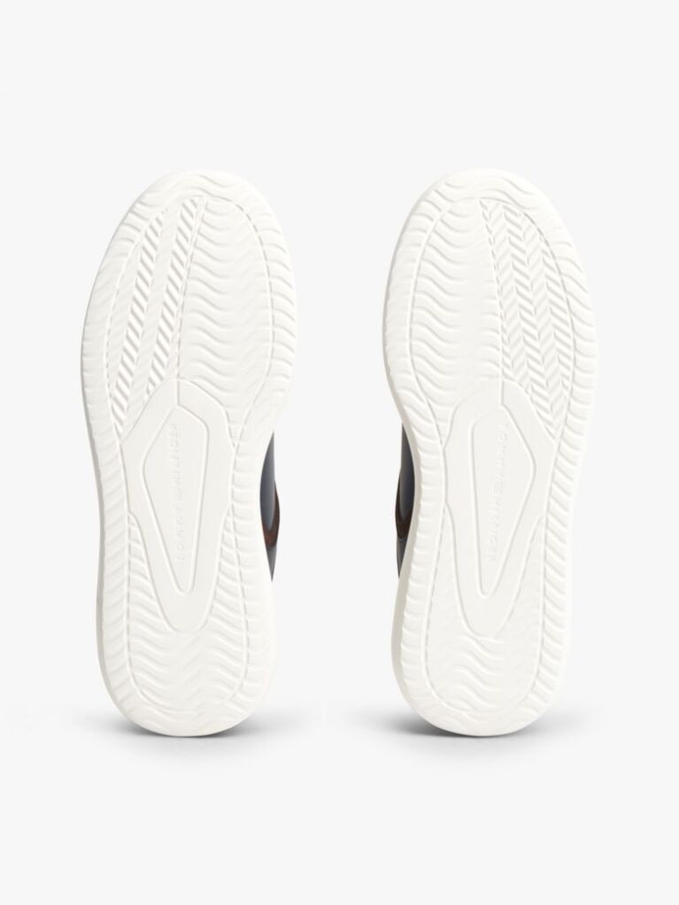 Μπλε Δερμάτινα Sneakers  Άνδρες