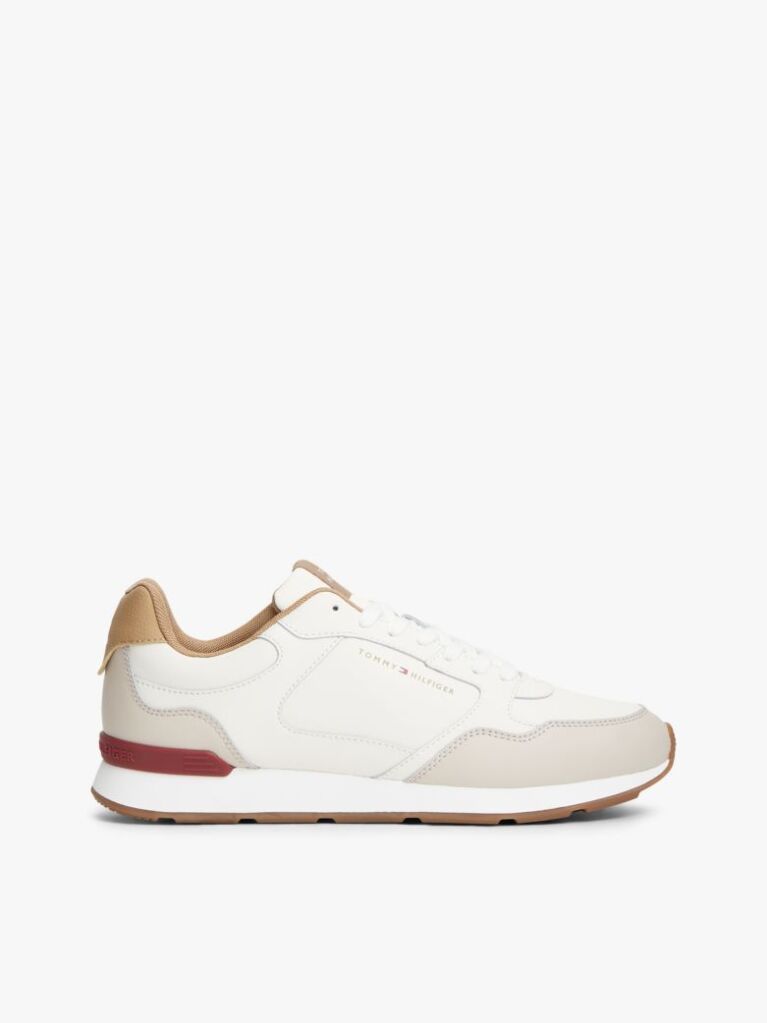 Multi Logo Lightweight Trainers With Leather  Men