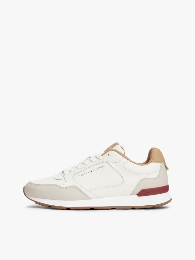 Multi Logo Lightweight Trainers With Leather  Men