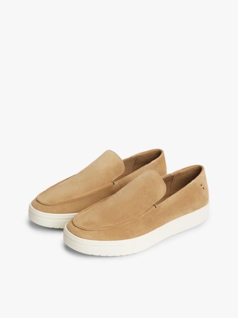 Μπεζ Σουέτ Loafers  Άνδρες