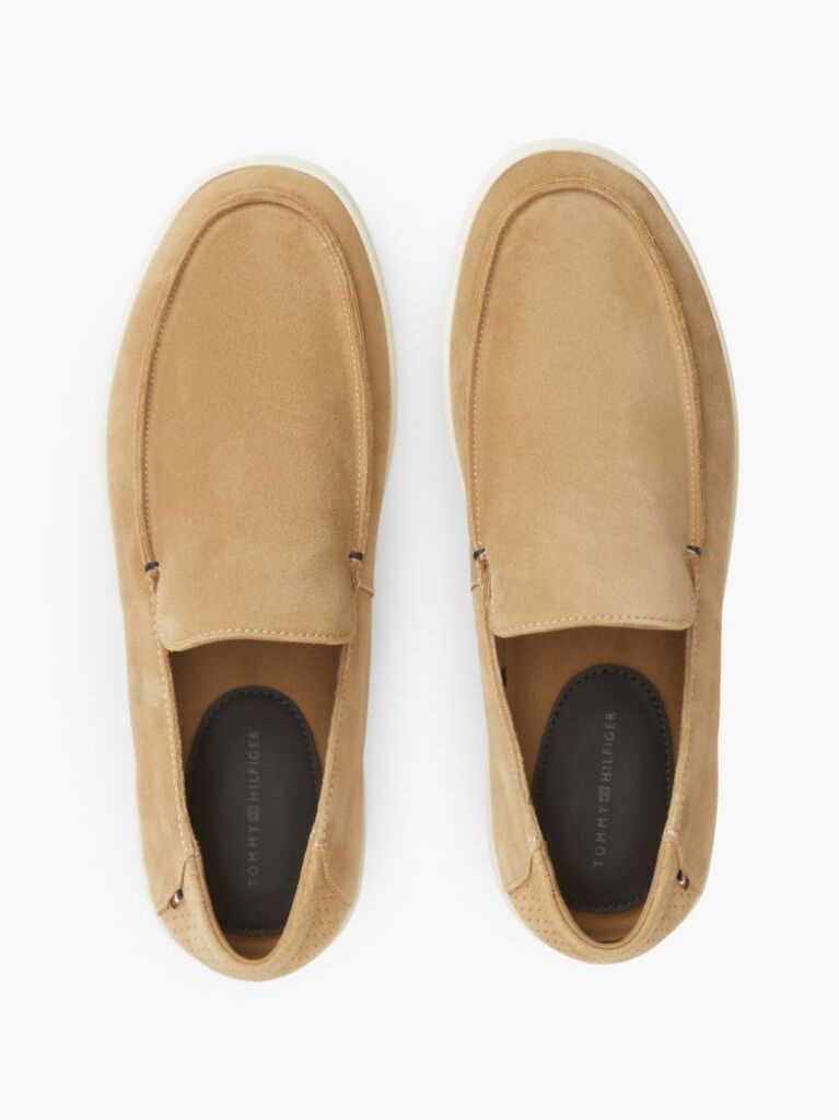 Μπεζ Σουέτ Loafers  Άνδρες