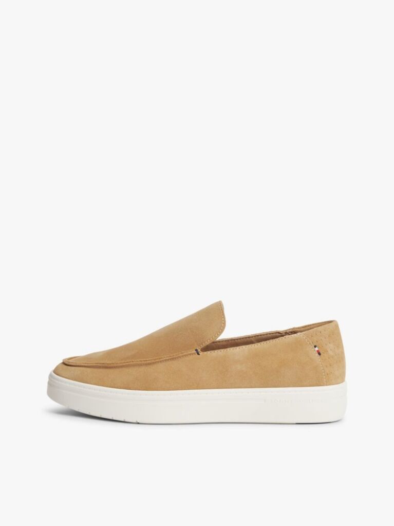 Μπεζ Σουέτ Loafers  Άνδρες