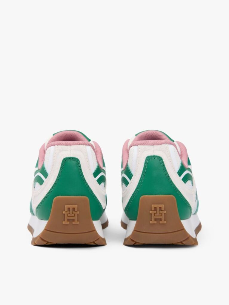 Multi TH Monogram Δερμάτινα Sneakers Με Μίξη Υφών  Γυναίκες