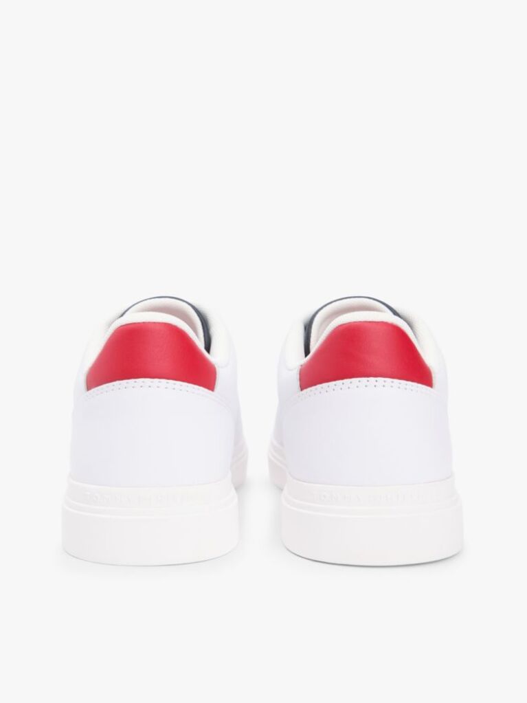 Multi Leather Metallic Logo Cupsole Trainers  Women