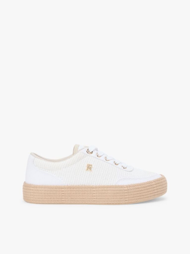 Multi TH Monogram Canvas Rope Platform Trainers  Women