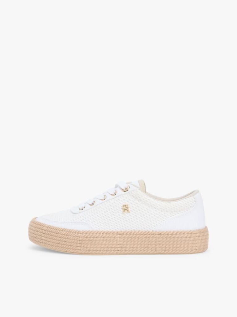 Multi TH Monogram Canvas Rope Platform Trainers  Women