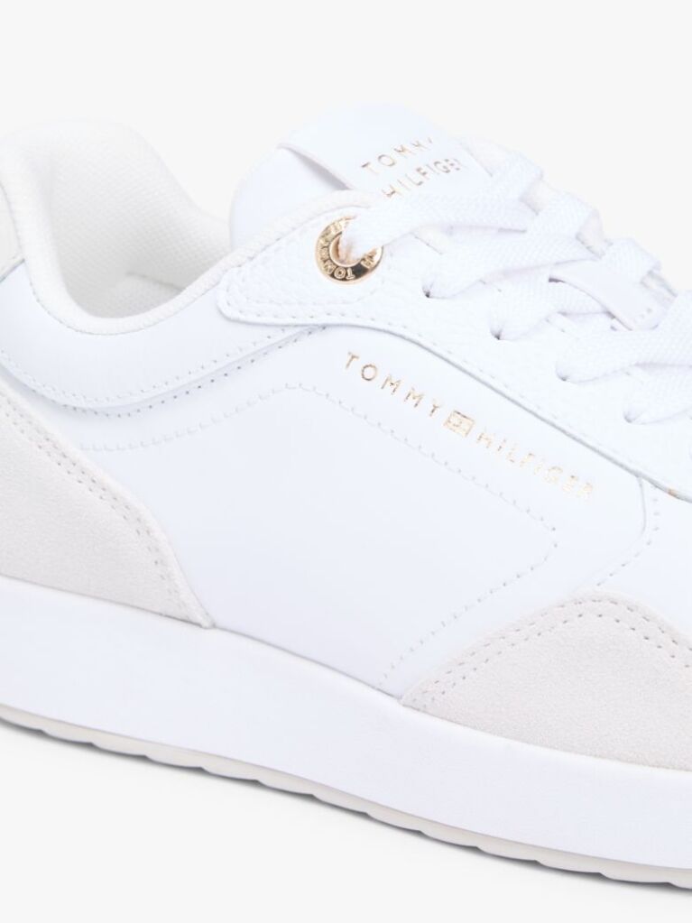 Άσπρο Δερμάτινα Sneakers Με Μονόγραμμα TH  Γυναίκες