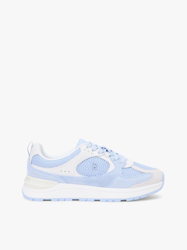 Multi Tonal TH Monogram Mixed Texture Trainers  Women
