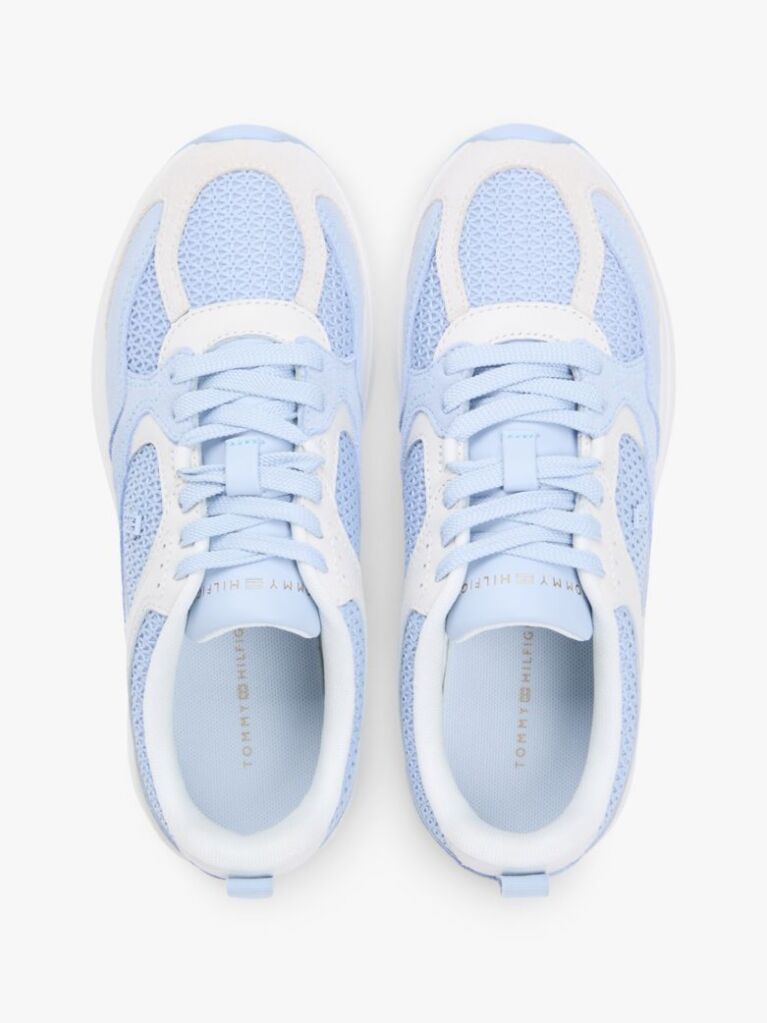 Multi Tonal TH Monogram Mixed Texture Trainers  Women