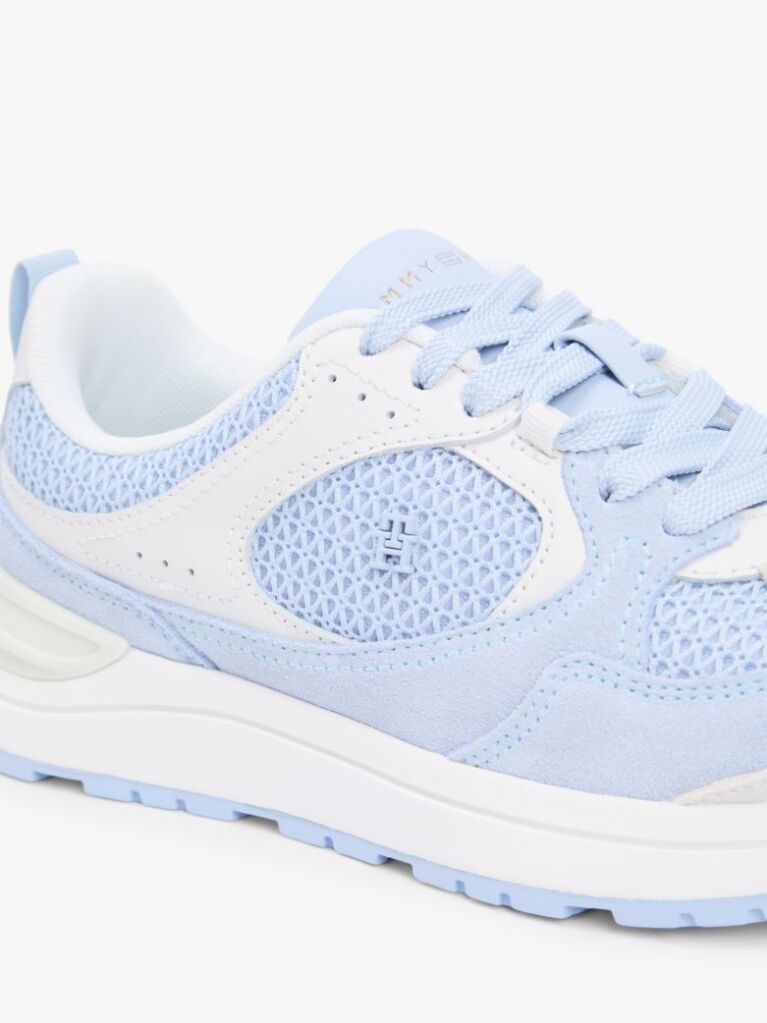 Multi Tonal TH Monogram Mixed Texture Trainers  Women