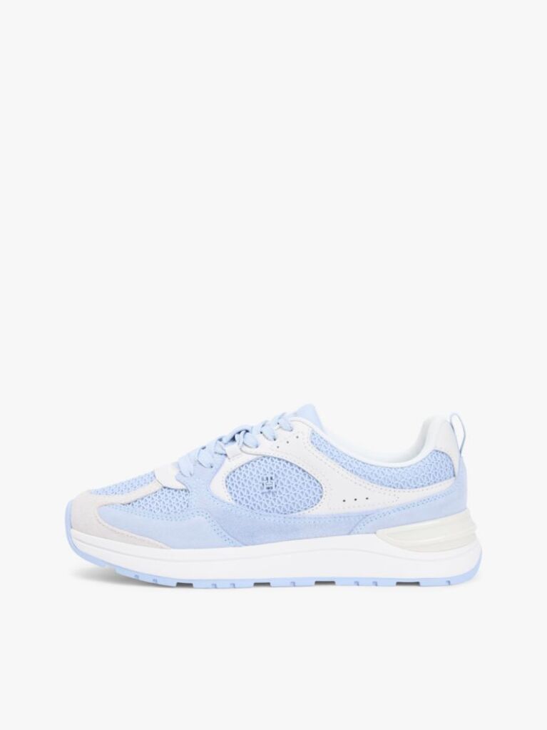 Multi Tonal TH Monogram Mixed Texture Trainers  Women
