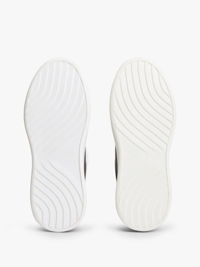 Μαύρο Δερμάτινα Sneakers Με Μονόγραμμα TH  Γυναίκες
