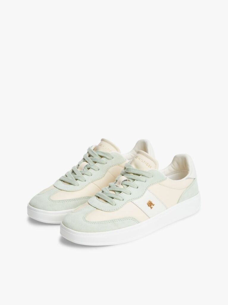 Multi TH Monogram Mixed Texture Trainers  Women