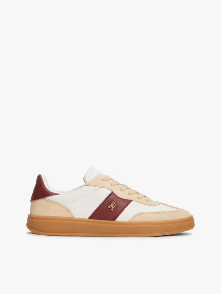 Multi TH Monogram Mixed Texture Trainers  Women