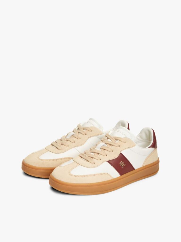 Multi TH Monogram Mixed Texture Trainers  Women