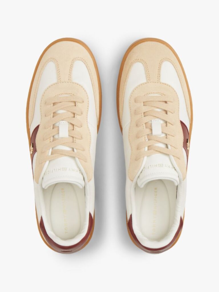 Multi TH Monogram Mixed Texture Trainers  Women