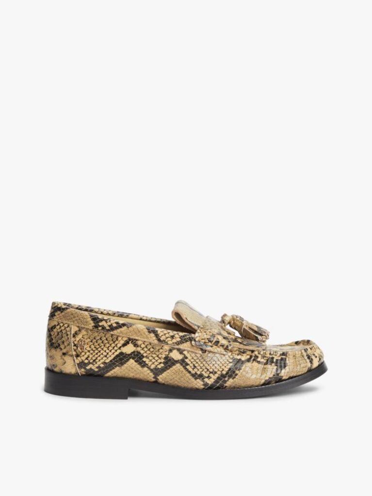 Multi Δερμάτινα Loafers Με Μοτίβο Φίδι  Γυναίκες