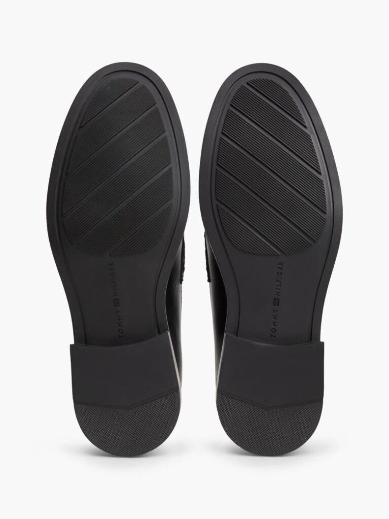 Μαύρο Δερμάτινα Loafers  Γυναίκες