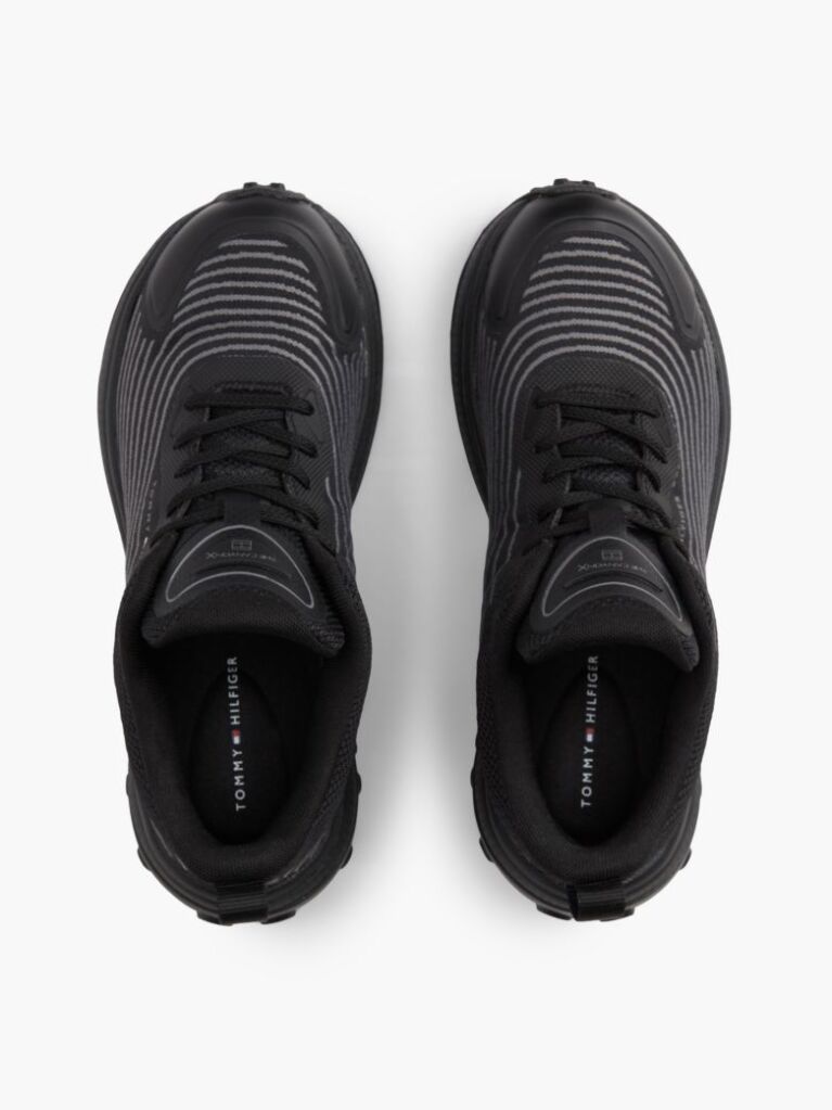 Μαύρο Πλεκτά Sneakers  Γυναίκες