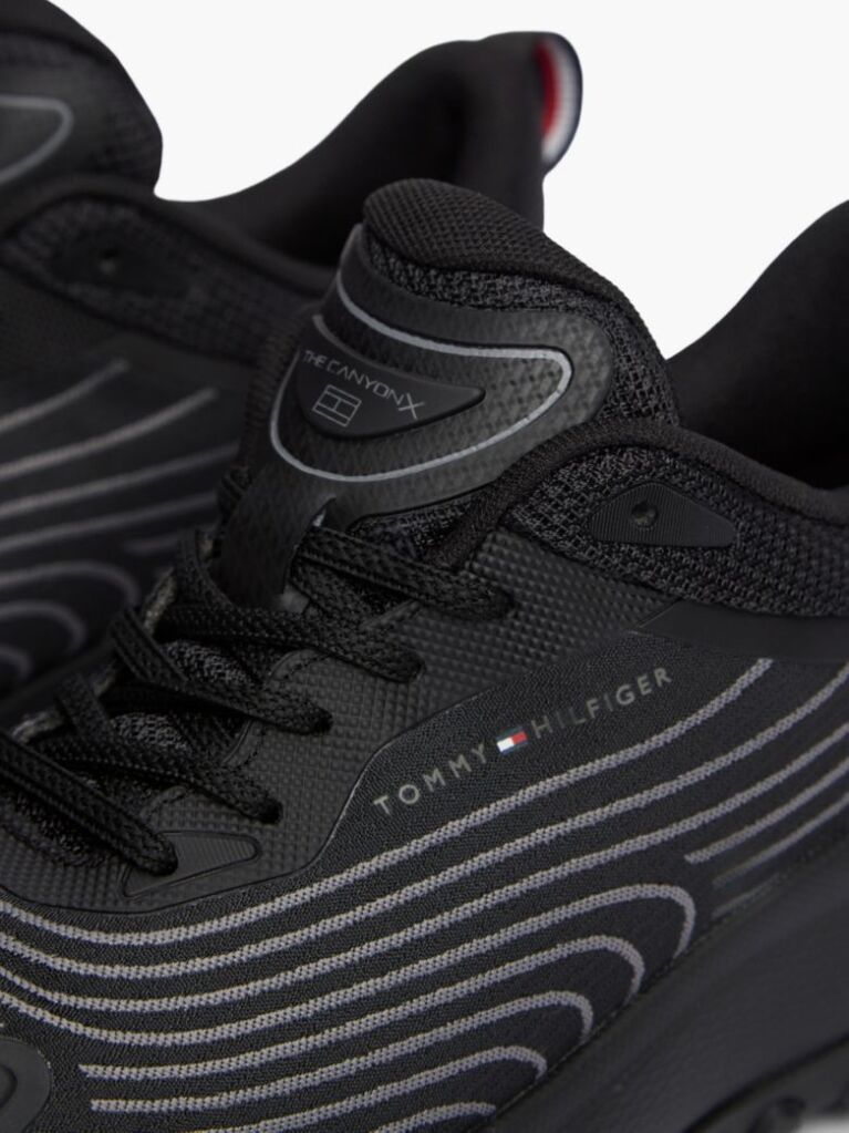 Μαύρο Πλεκτά Sneakers  Γυναίκες