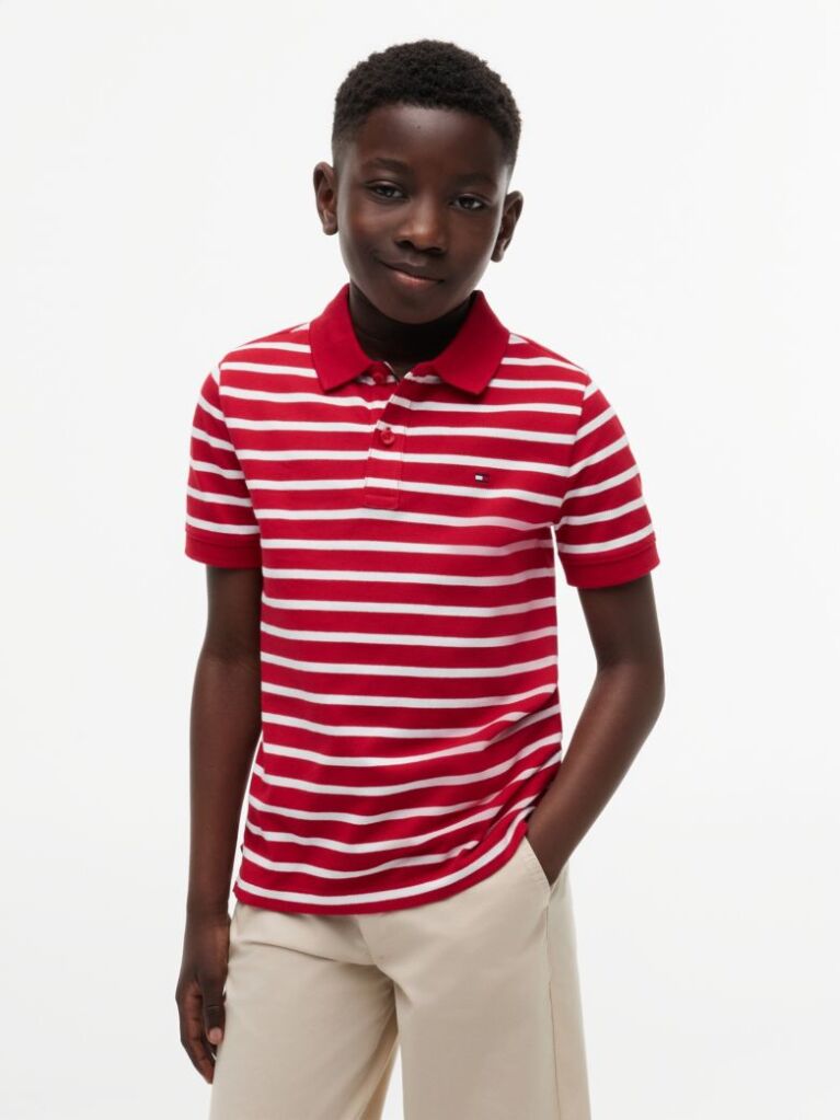 Multi Essential Flag Embroidery Regular Fit Polo  Boys