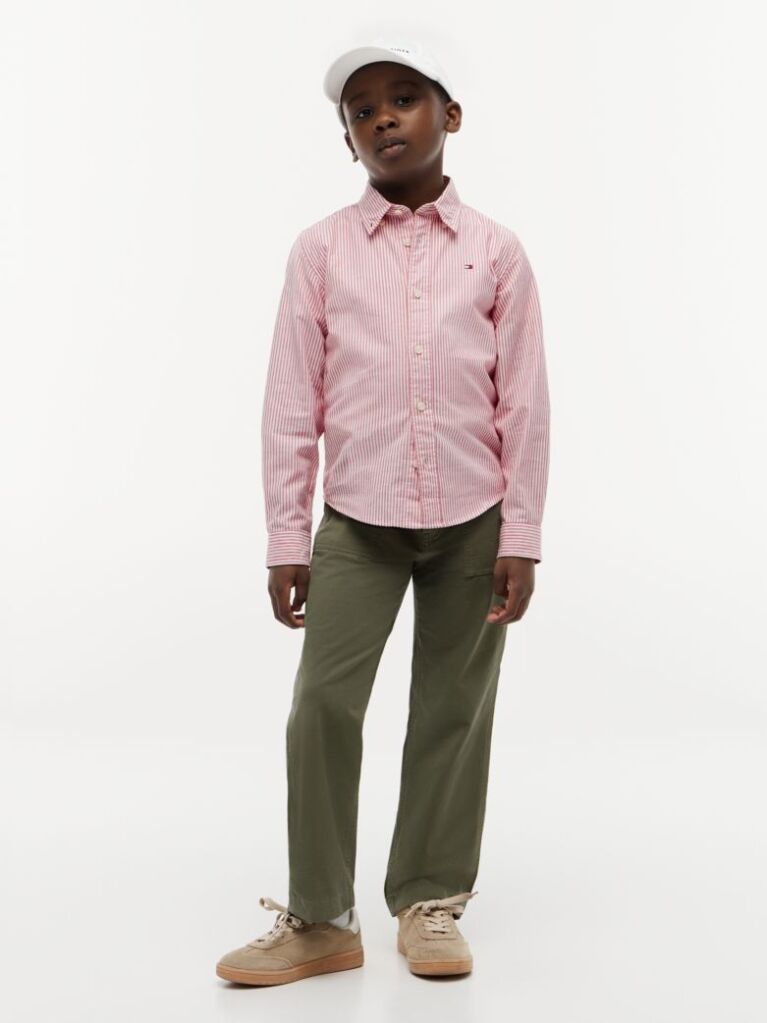 Multi Stretch Cotton Poplin Shirt  Boys