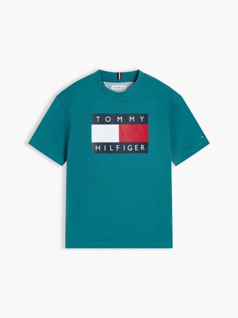 Μπλε T-Shirt Με Heritage Σημαιάκι  Αγόρια