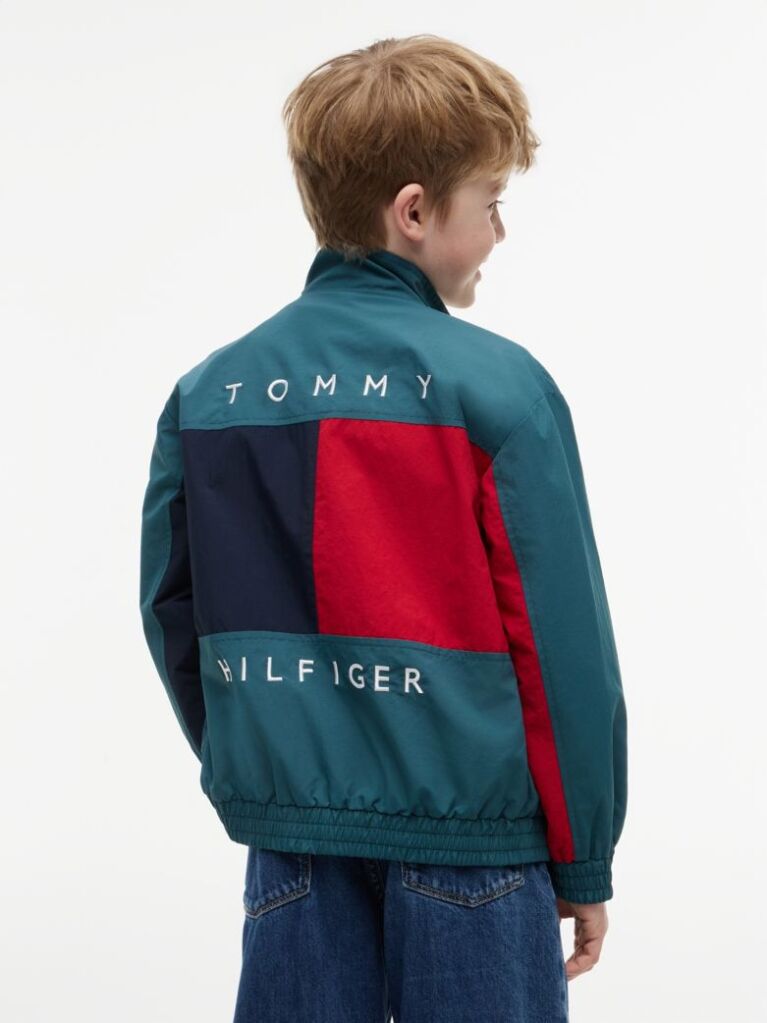 Blue Flag Embroidery Relaxed Jacket  Boys