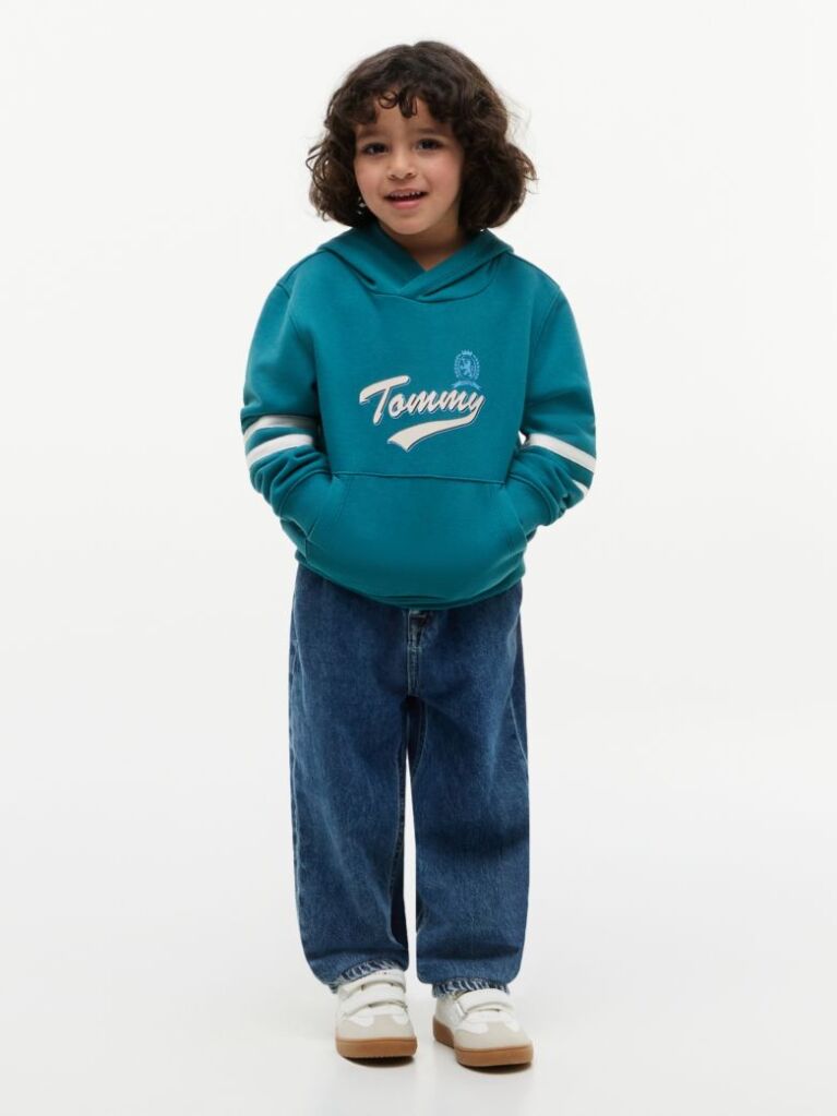 Μπλε Hoody Με Λογότυπο  Αγόρια