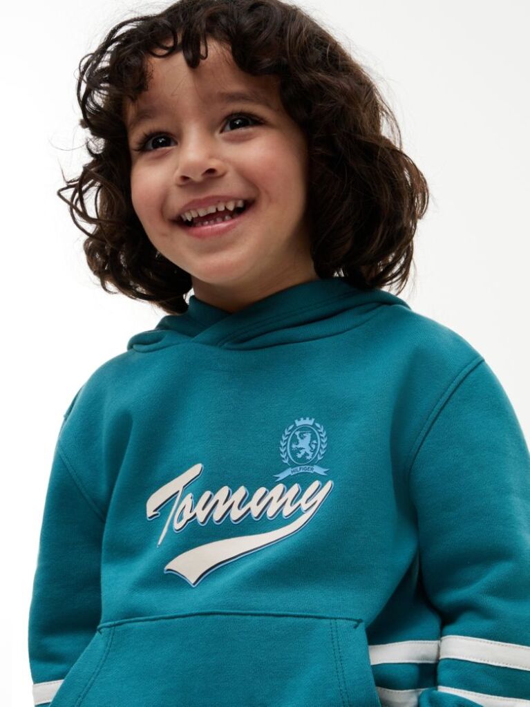 Μπλε Hoody Με Λογότυπο  Αγόρια