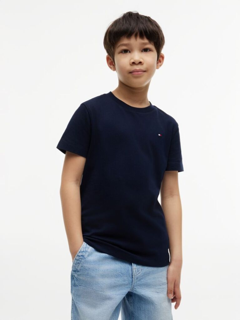 Blue Crew Neck T-Shirt  Boys