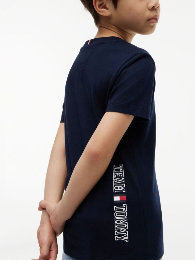 Blue Crew Neck T-Shirt  Boys