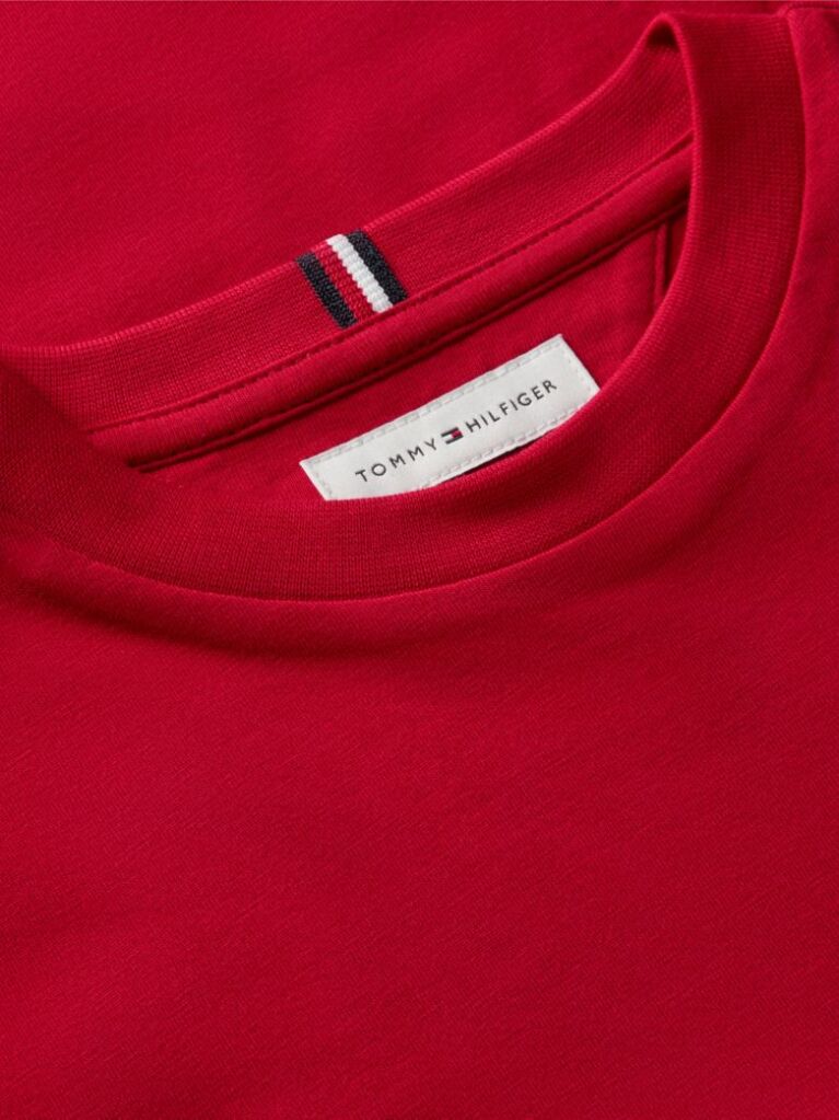 Red Crew Neck T-Shirt  Boys